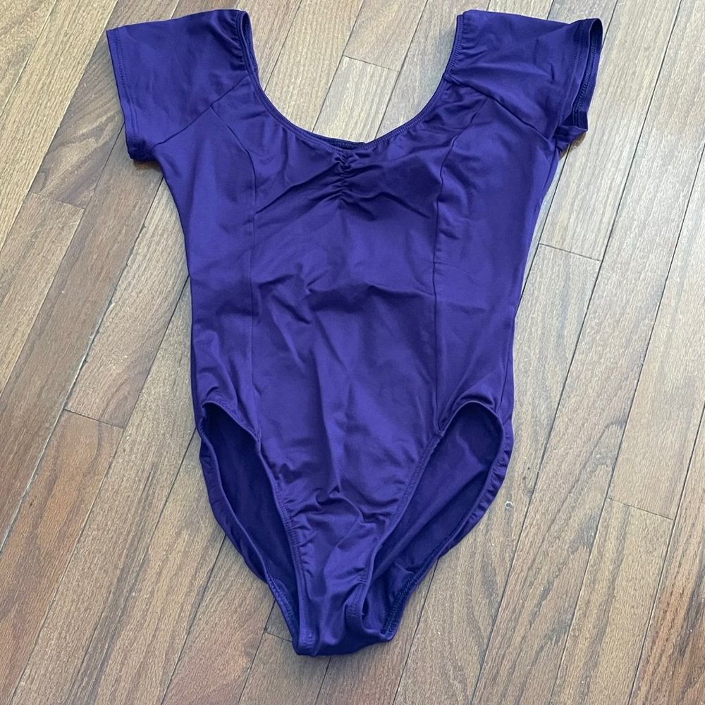 Motionwear Purple Dance Ballet Gymnastics Leotard Adult Large